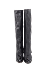 Chanel Siyah Renk 37 Beden Çizme