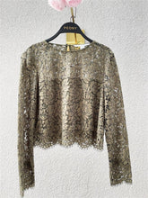 Diane Von Furstenberg Dantel Bluz Yeşi̇l - 40