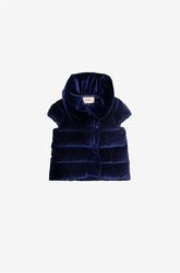 II Gufo Kadife Çocuk Yelek Laci̇vert - 10 yaş