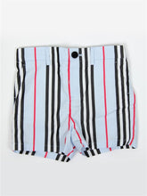 Burberry Çizgili Bebek Şort Açik mavi̇ - 2 yaş