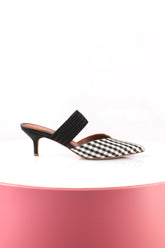 Malone Souliers Kareli Kanvas Terlik - 38