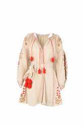 March II Elbise Bej - S