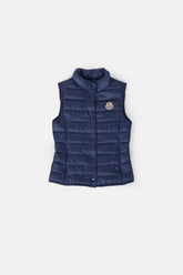 Moncler Logolu Çocuk Yelek Lacivert - 10