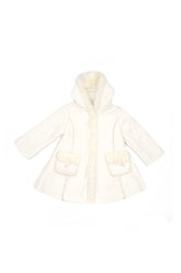 Monnalisa Kürklü Süet Mont Krem - 2 yaş