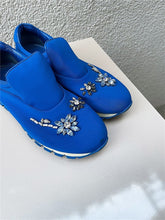 Prada Catch Me If You Can Kristal İşlemeli Slip On Sneaker Saks - 38.5