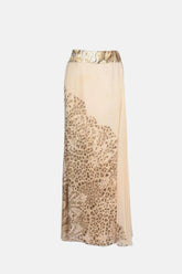 Roberto Cavalli Leopar Desenli Maksi Etek - 42