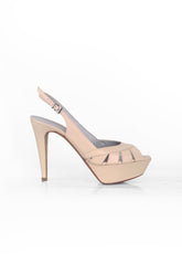 Sergio Rossi Platform Sandalet Bej - 38