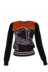 Tory Burch Siyah-Mor Kazak- S