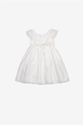 Burberry Tül Detaylı Çocuk Elbise Beyaz - 5yas