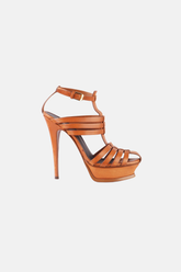 Yves Saint Laurent ( YSL ) Topuklu Sandalet Kahverengi - 37,5