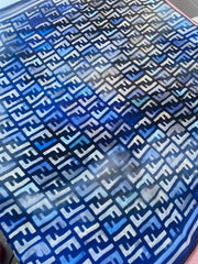 Fendi Mavi Renk 180x65cm Şal