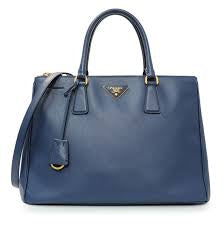 Prada Saffiano Çanta Medium Lacivert