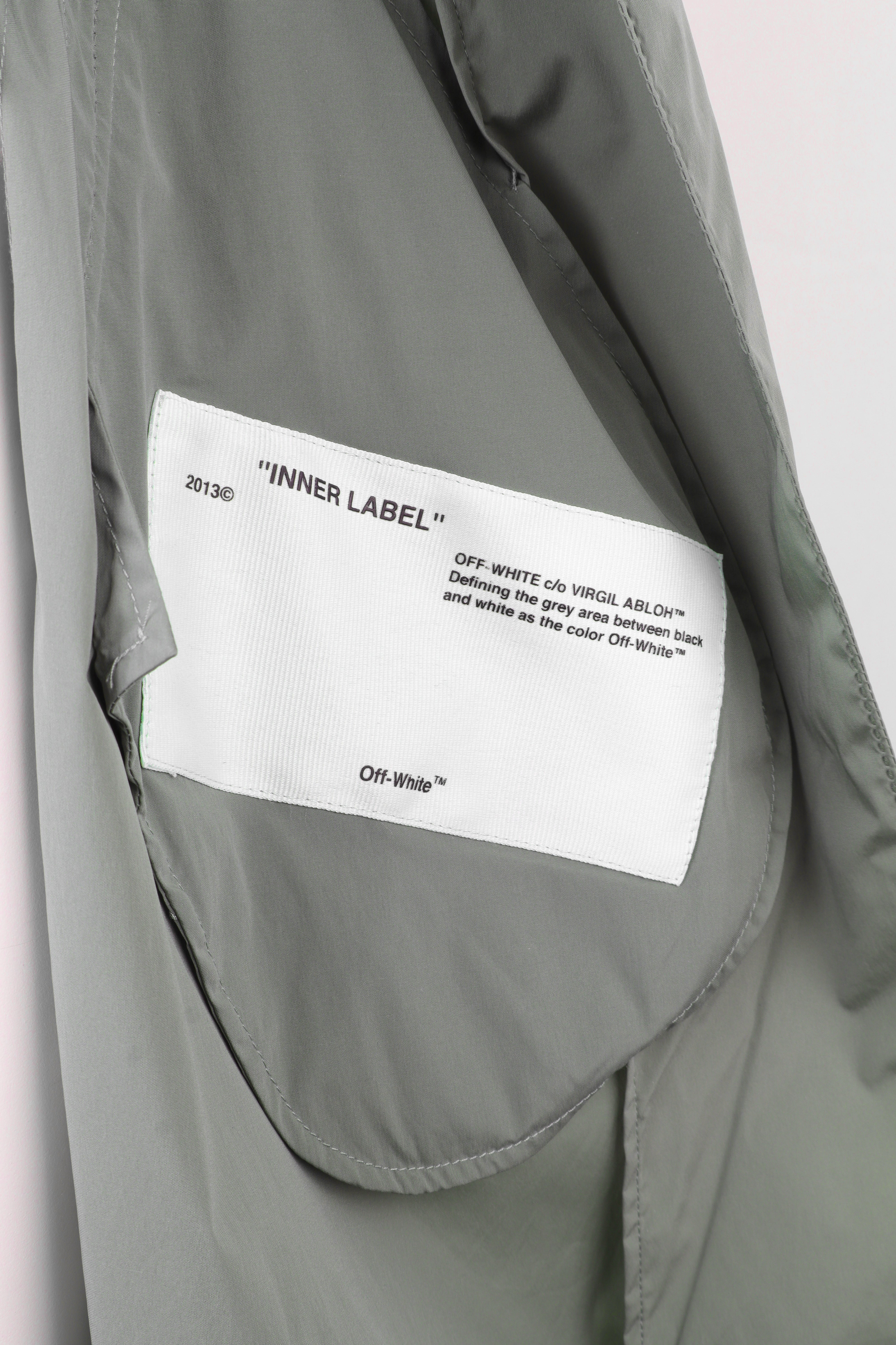 Off White Yağmurluk Yeşil - 38