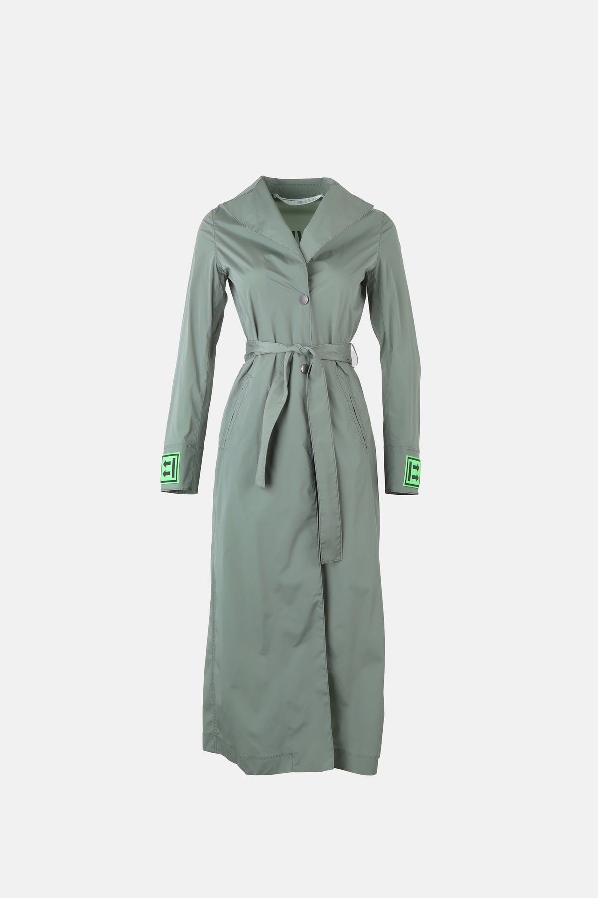 Off White Yağmurluk Yeşil - 38