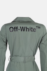 Off White Yağmurluk Yeşil - 38