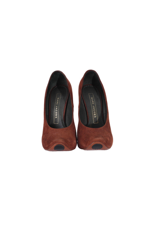 Marc Jacobs Süet Topuklu Ayakkabı Bordo - 36