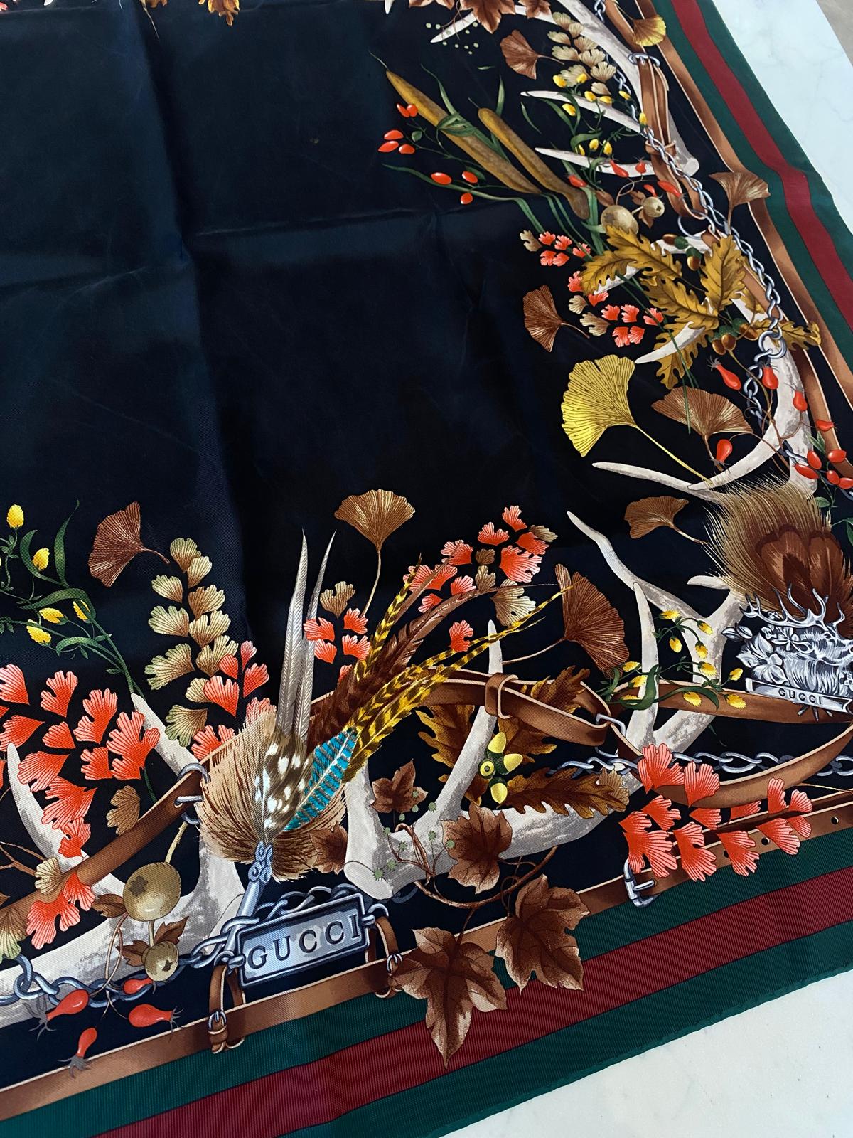Gucci İpek Eşarp 90x90