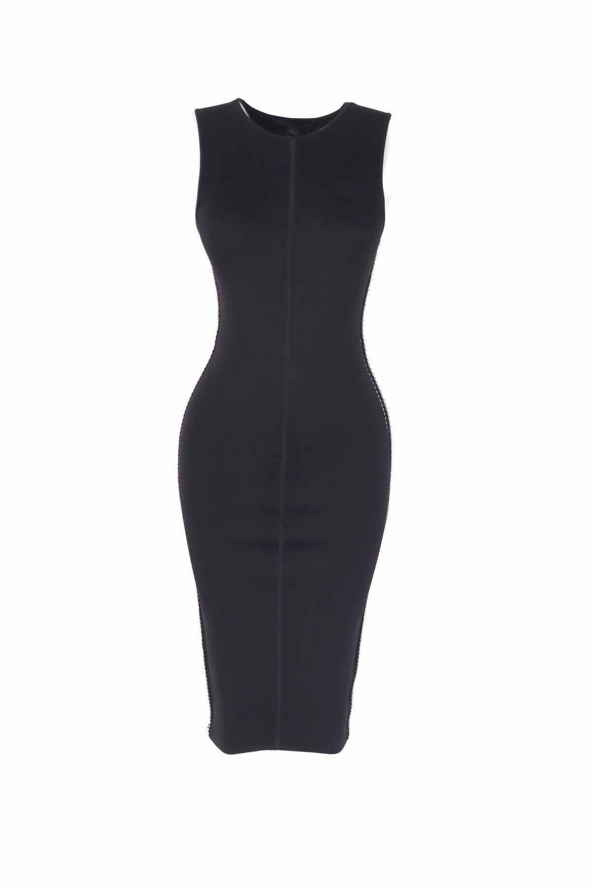 Alexander Wang Boncuklu Midi Elbise Si̇yah - S