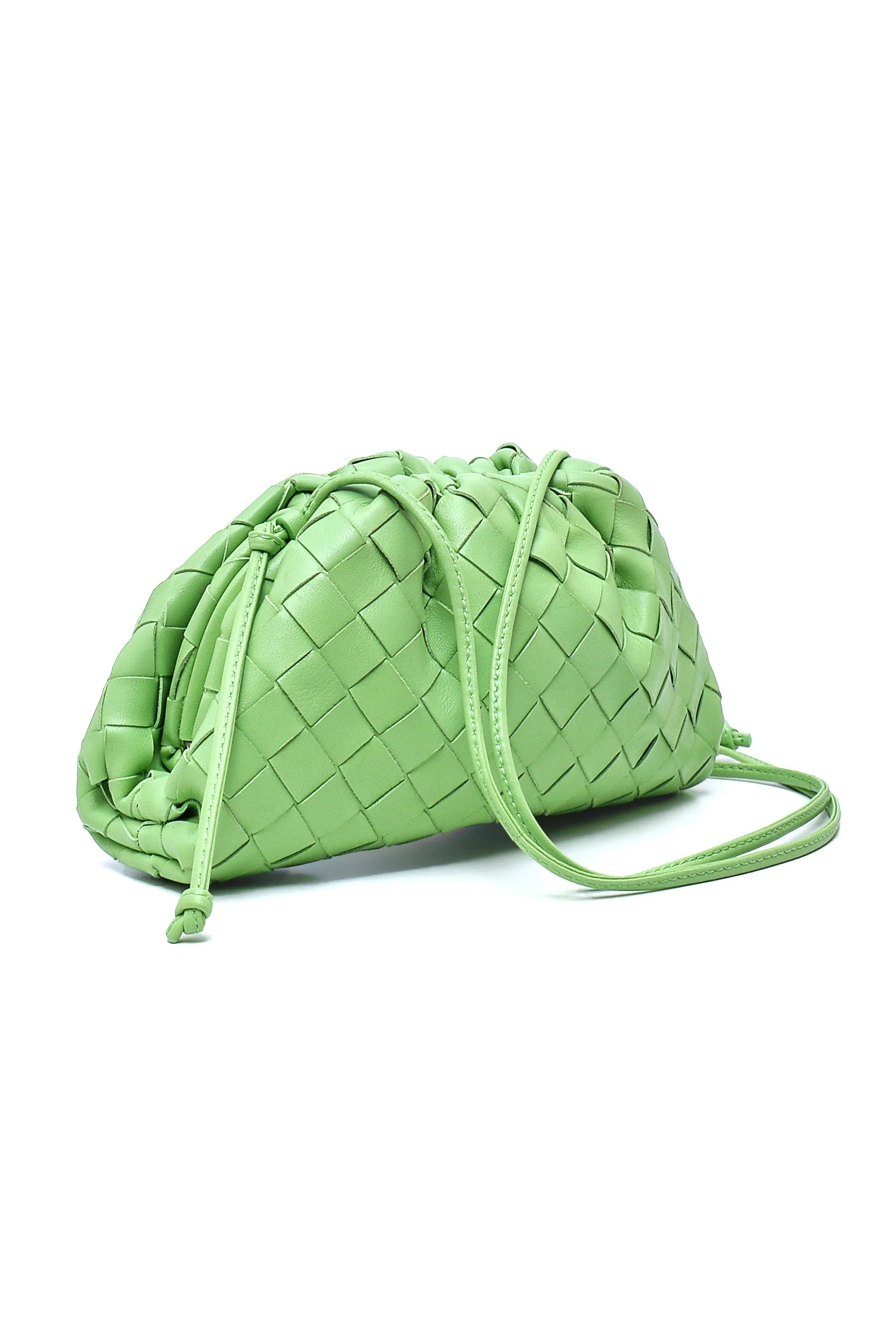 Bottega Veneta Intrecciato Mini Pouch Yeşil - S