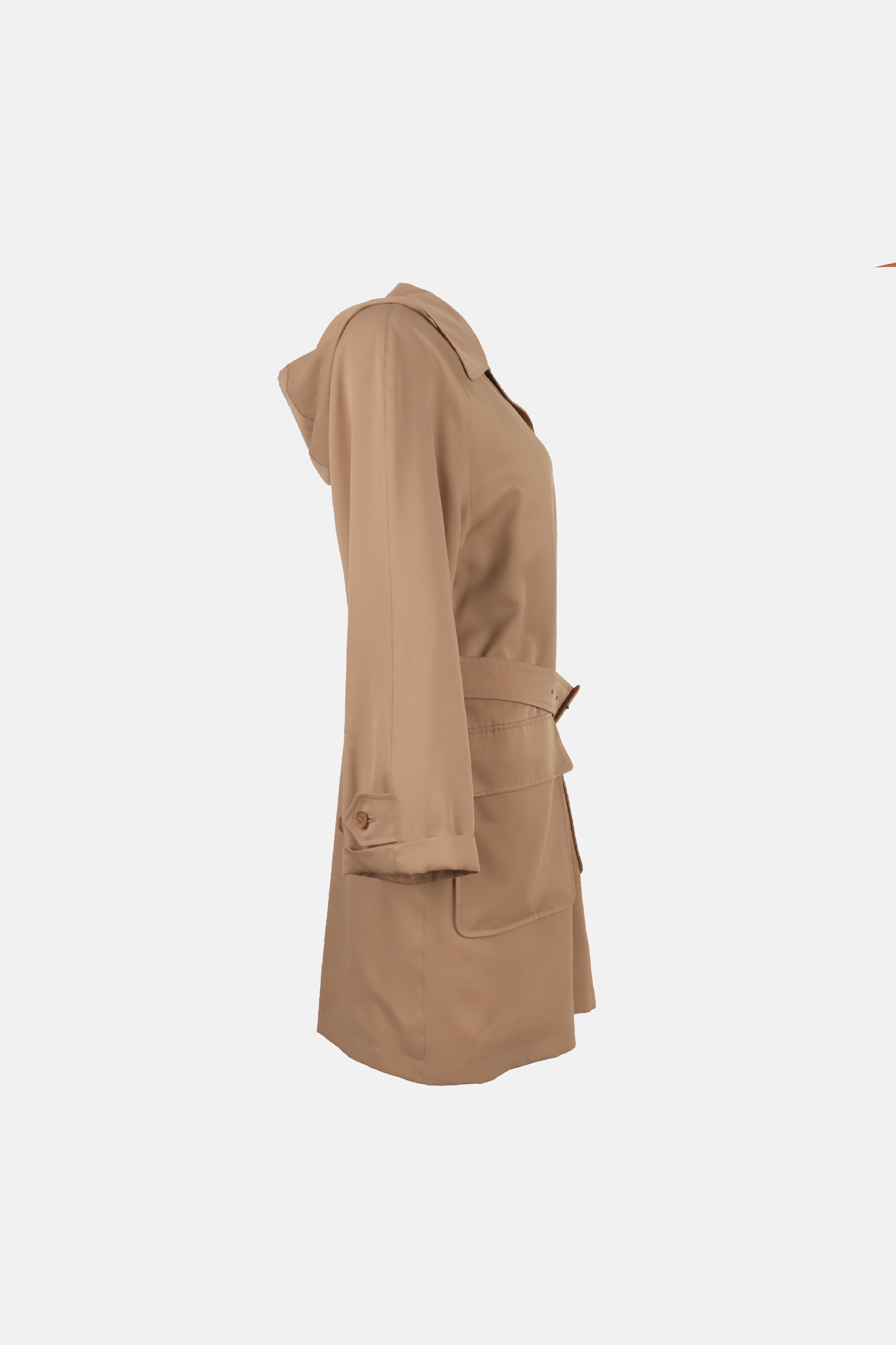 Burberry Kemerli Trençkot Camel - 38