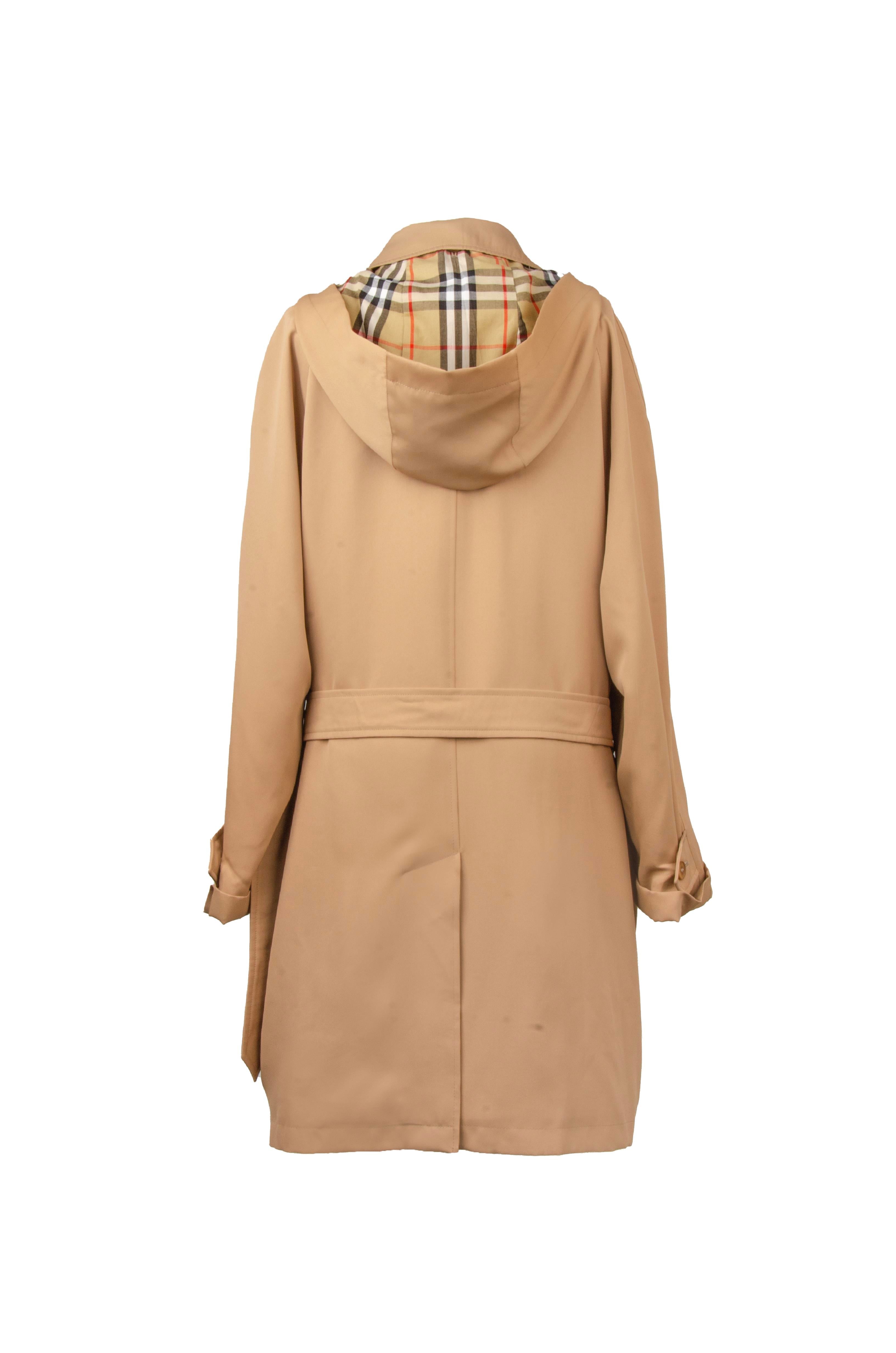 Burberry Kemerli Trençkot Camel - 38