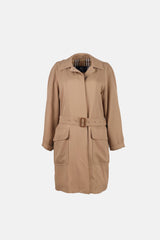 Burberry Kemerli Trençkot Camel - 38