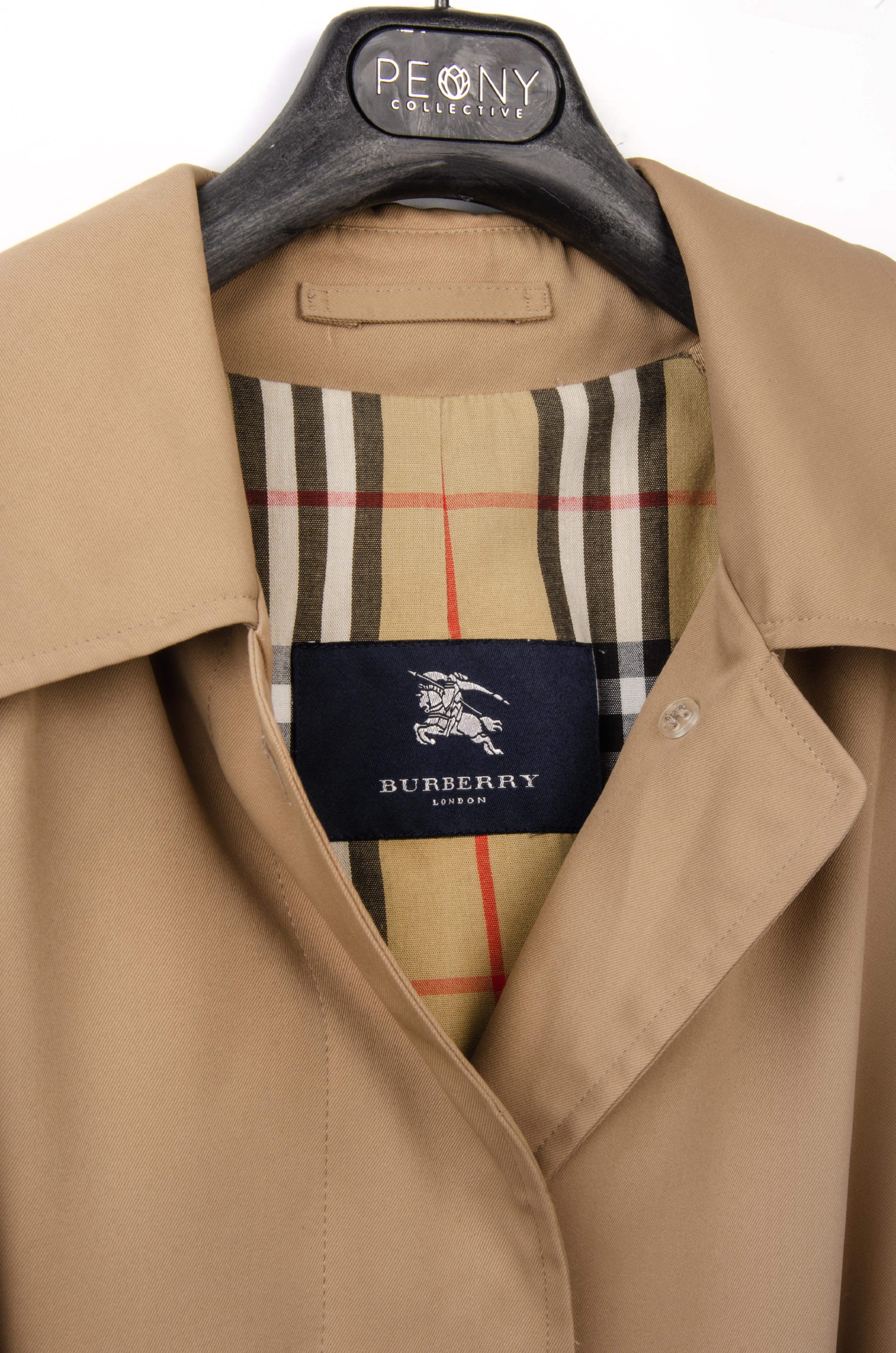 Burberry Kemerli Trençkot Camel - 38