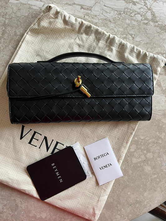 Bottega Veneta Sİyah Renk Standart Beden  Clutch