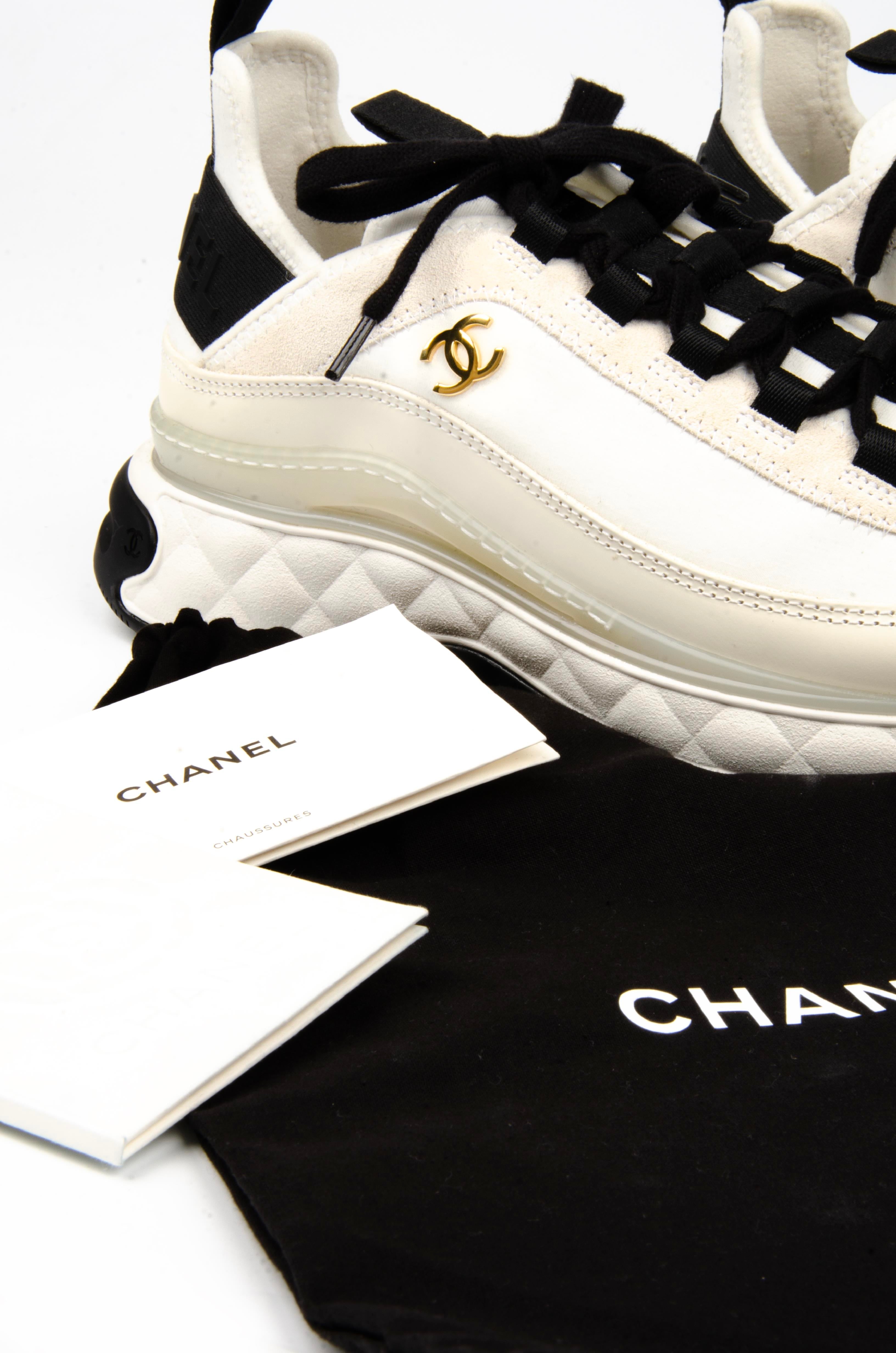 Chanel CC Low Top Sneaker Beyaz - 39