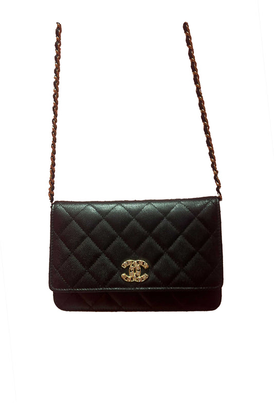Chanel Wallet on Chain Siyah Kol Çantası (Woc)