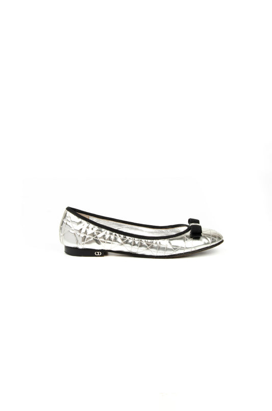 Christian Dior Fiyonklu Babet Gümüş - 38