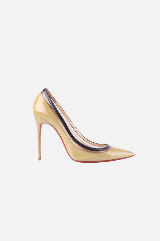 Christian Louboutin Rugan, Deri ve PVC Stiletto - 38
