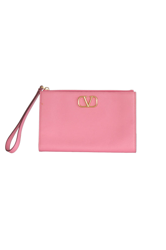 Valentino Clutch Pembe