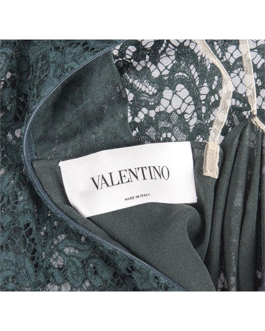 Valentino Dantel Tunik Elbise Yeşi̇l - 42