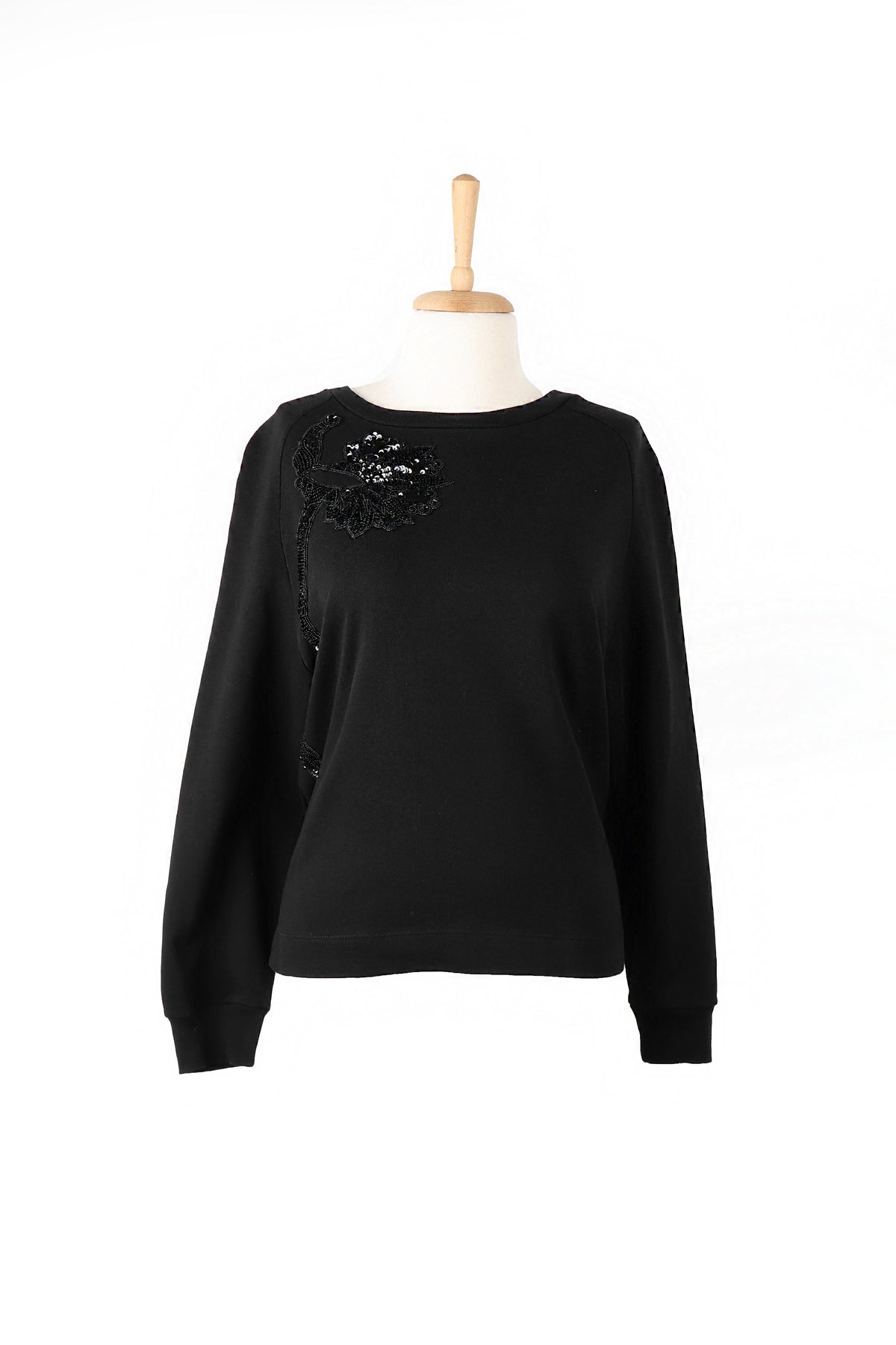 Dries Van Noten Payet İşlemeli Sweatshirt Siyah - S