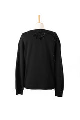 Dries Van Noten Payet İşlemeli Sweatshirt Siyah - S