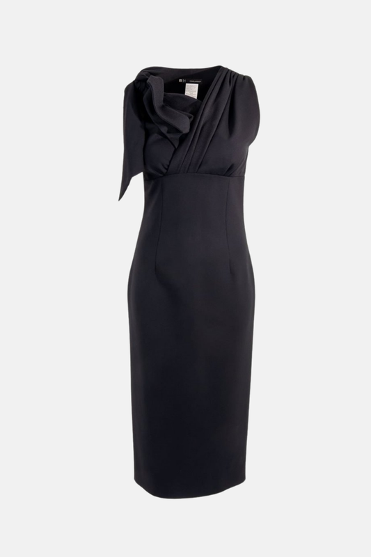 Dsquared Kolsuz Triko Elbise Siyah - 38