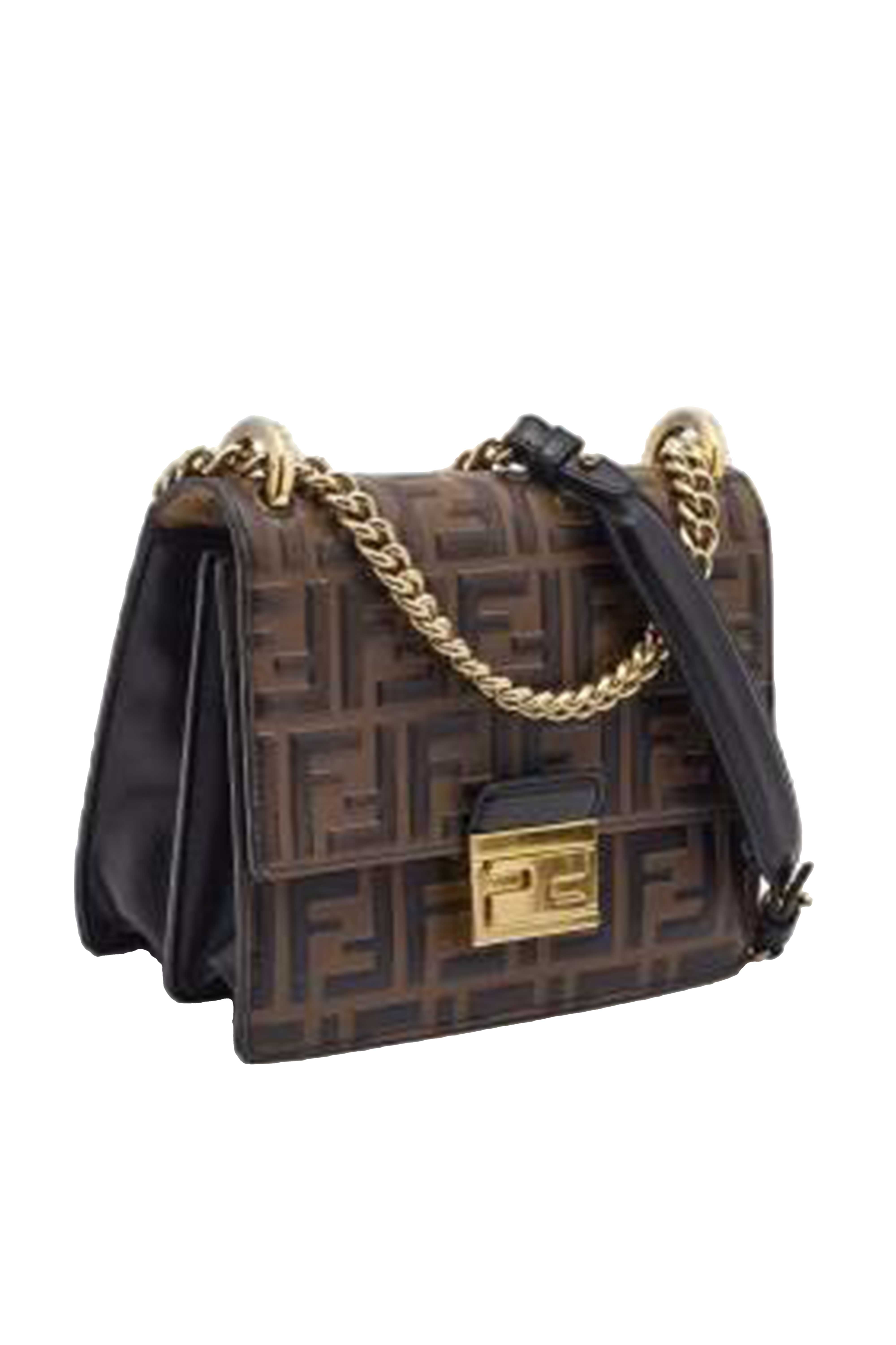 Fendi FFロゴデザイン ハンドバッグ Fendi FF Logo Çanta – Peony Collective