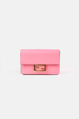 Fendi Flat Baguette Mini Çanta Pembe - Standart