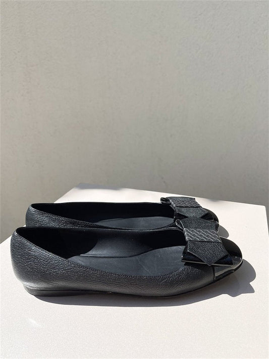 Bottega Veneta Fiyonklu Deri Babet Si̇yah - 37