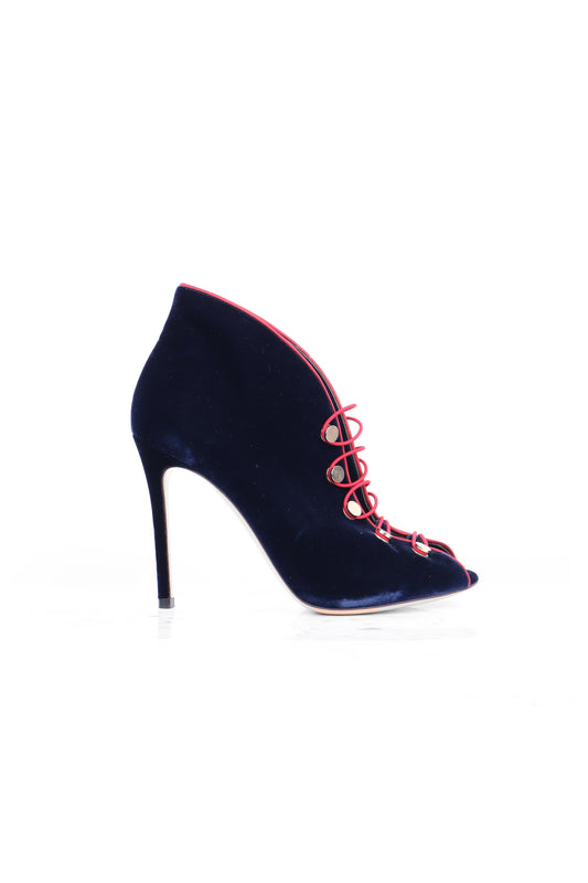 Gianvito Rossi Lacivert Topuklu Ayakkabı -37