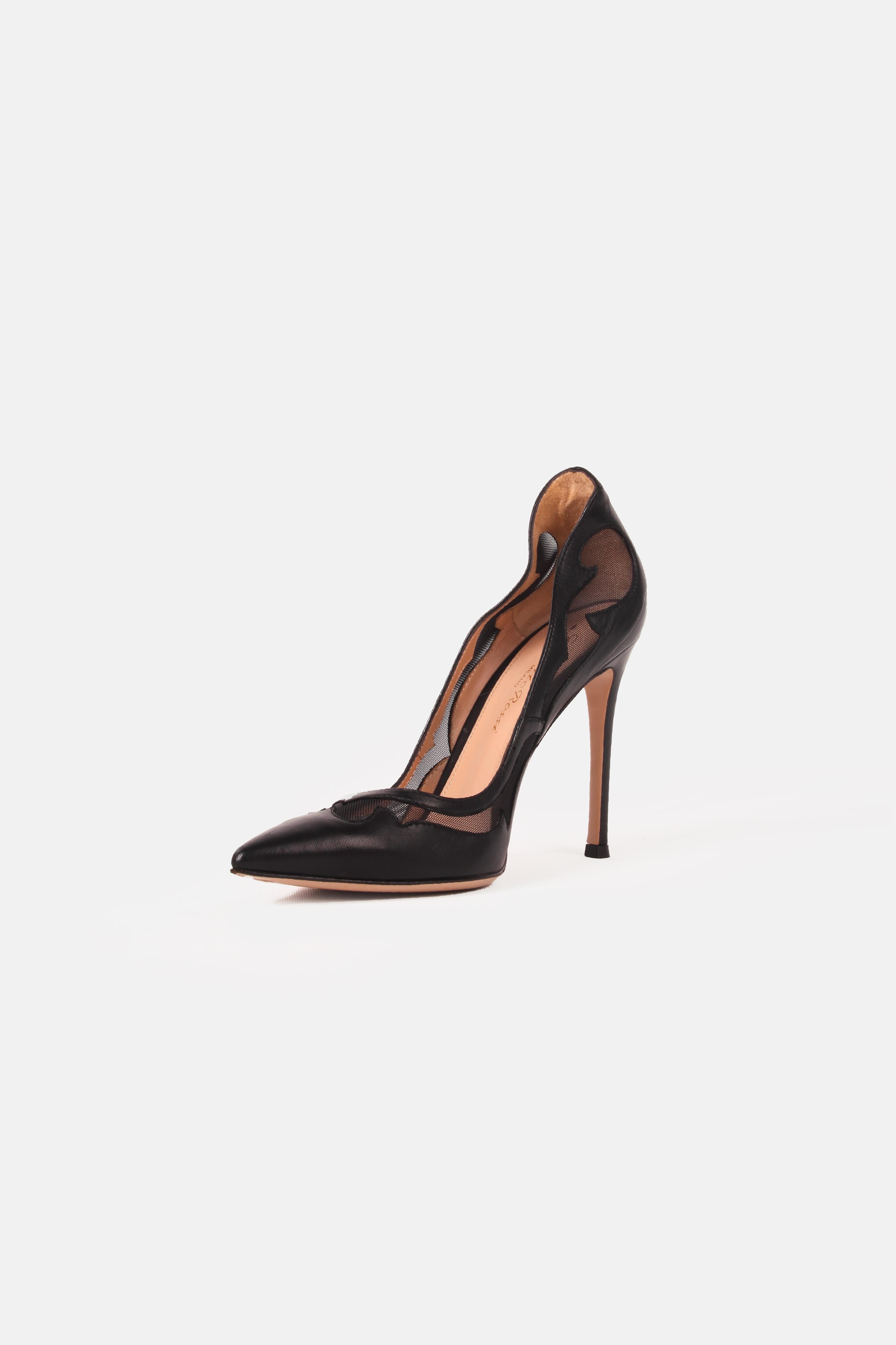 Gianvito Rossi Bonnie Stiletto Siyah - 35