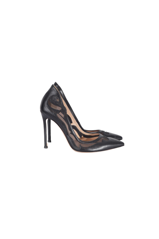 Gianvito Rossi Bonnie Stiletto Siyah - 35,5