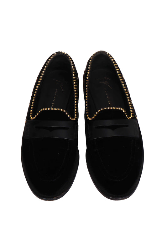 Giuseppe Zanotti Zımbalı Süet Makosen Si̇yah - 38