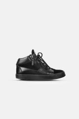 Giuseppe Zanotti Deri ve Süet High Top Sneaker Siyah - 37