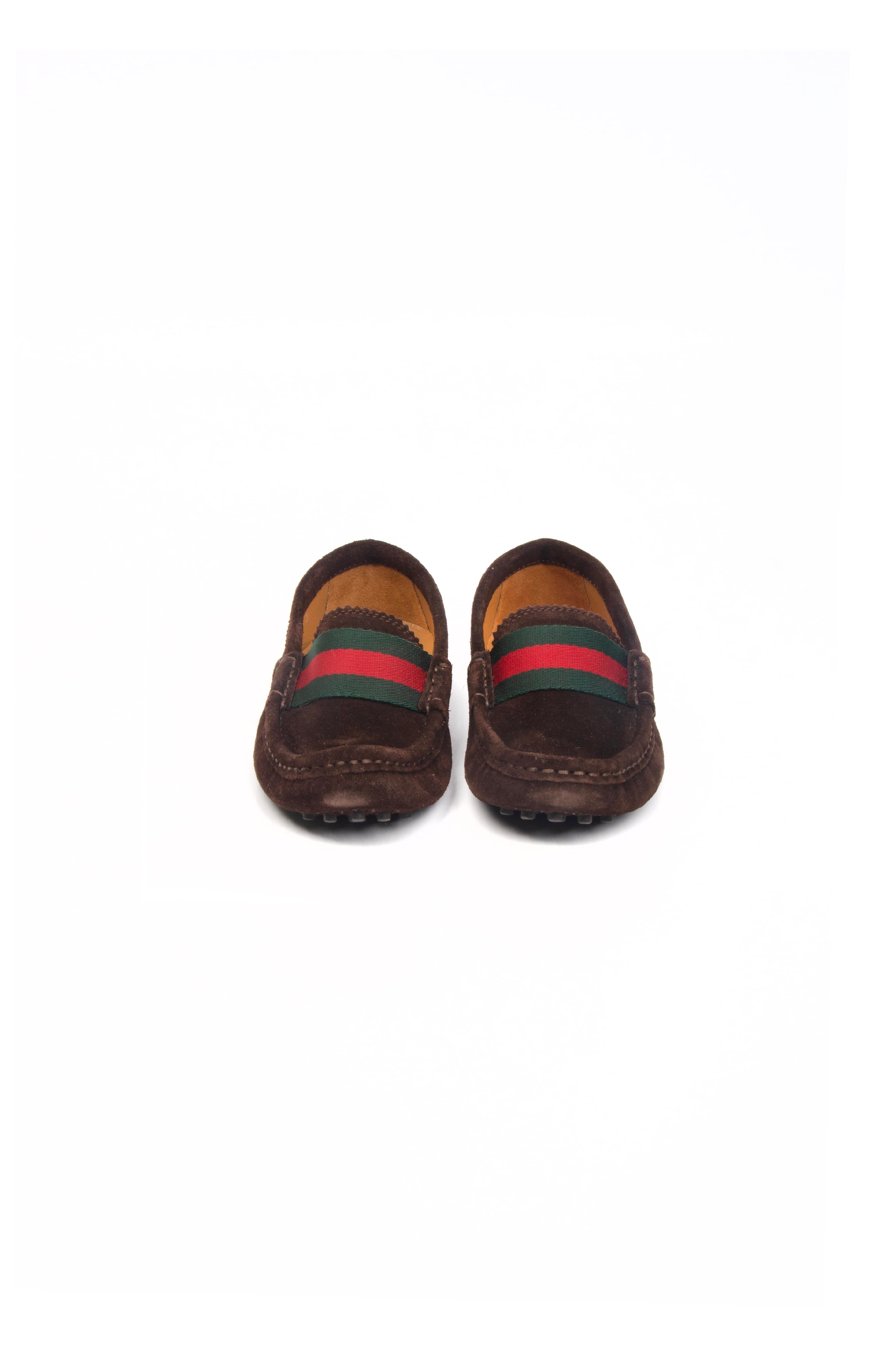 Gucci Çocuk Loafer Kahverengi - 29