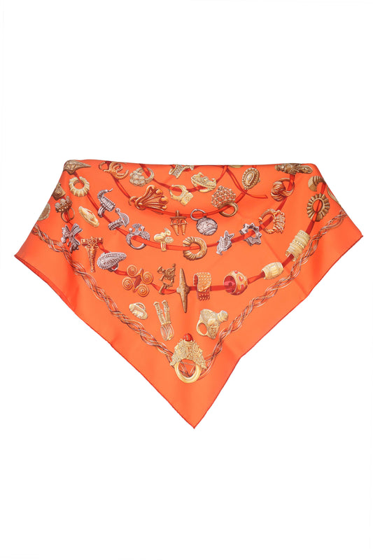 Hermes Eşarp 90x90 Turuncu