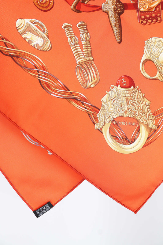 Hermes Eşarp 90x90 Turuncu