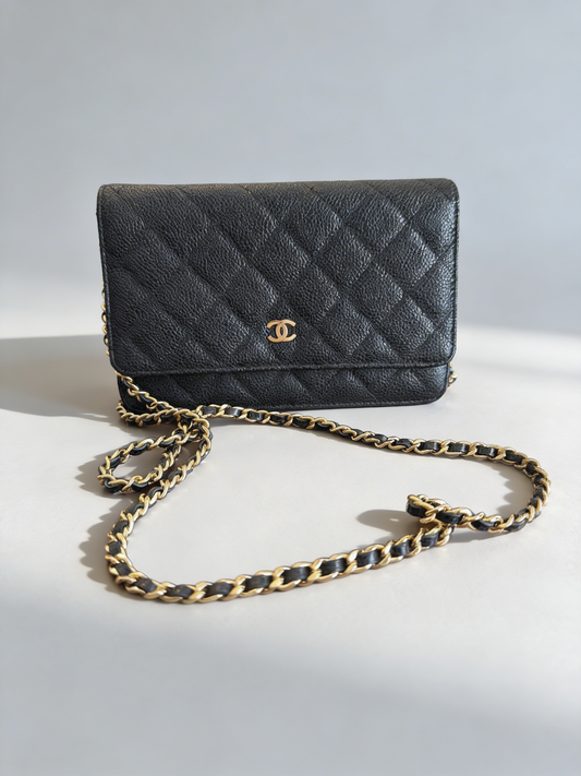 Chanel Wallet on Chain Siyah