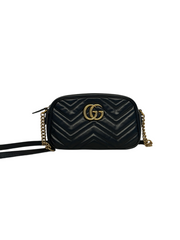 GUCCI GG Marmont Matelasse Leather Shoulder Camera Bag